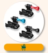 MiPremium Helmet Buckle Mount Adapter for GoPro Hero 10 9 8 7 6 5 4 3 Black Silver Session &amp; Othe...