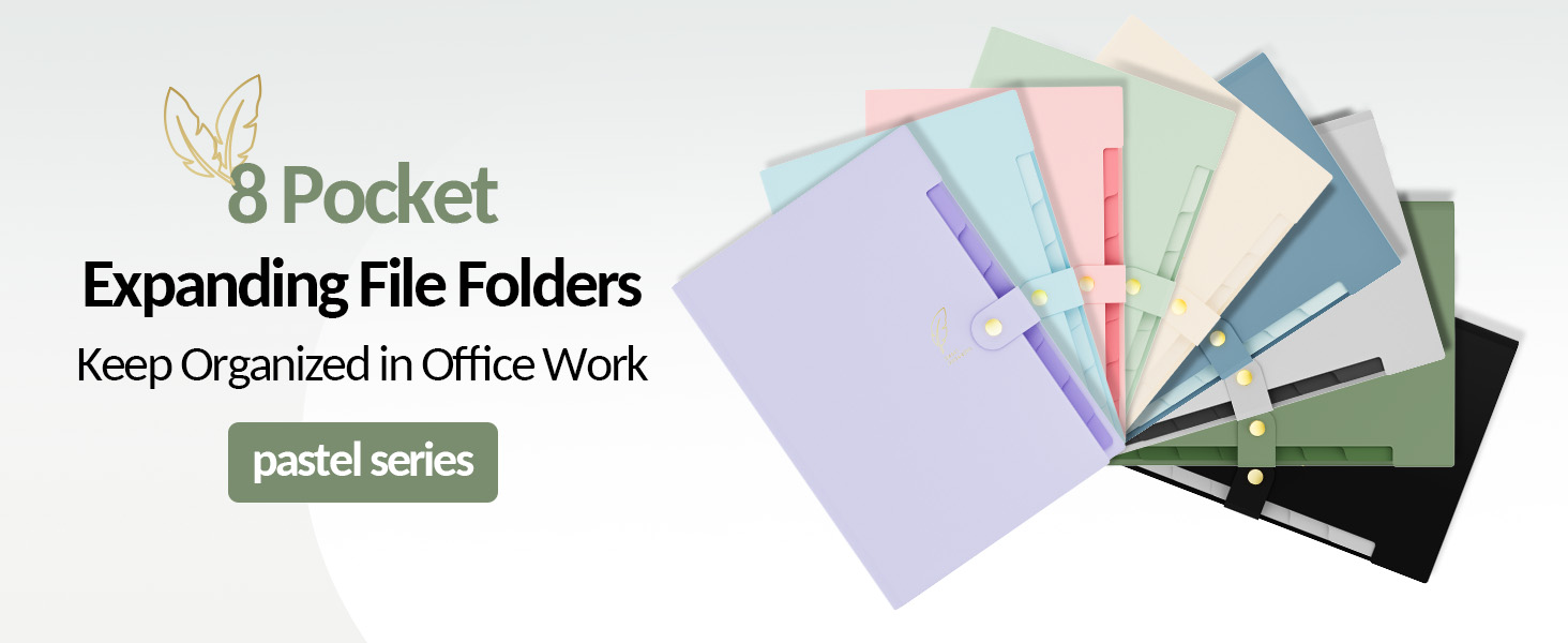 8 pocket folders