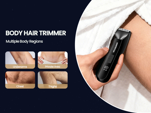 manscape manscaper electric mens groin body ball pubic hair trimmer shaver razor grooming kit men