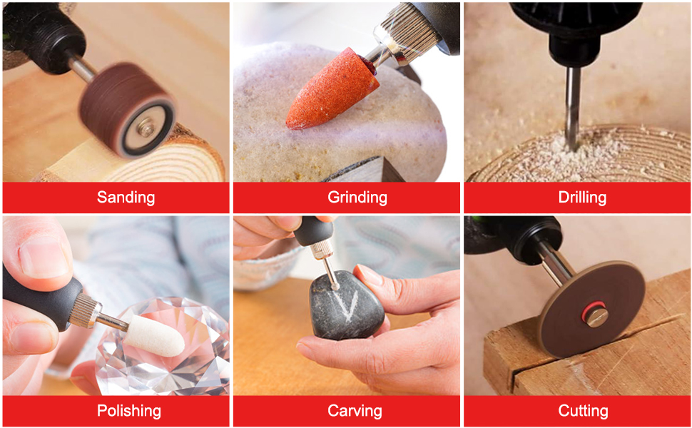 rotary tool accessories kit