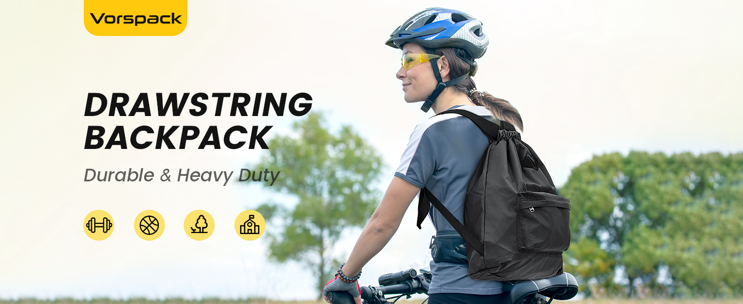 drawstring backpack