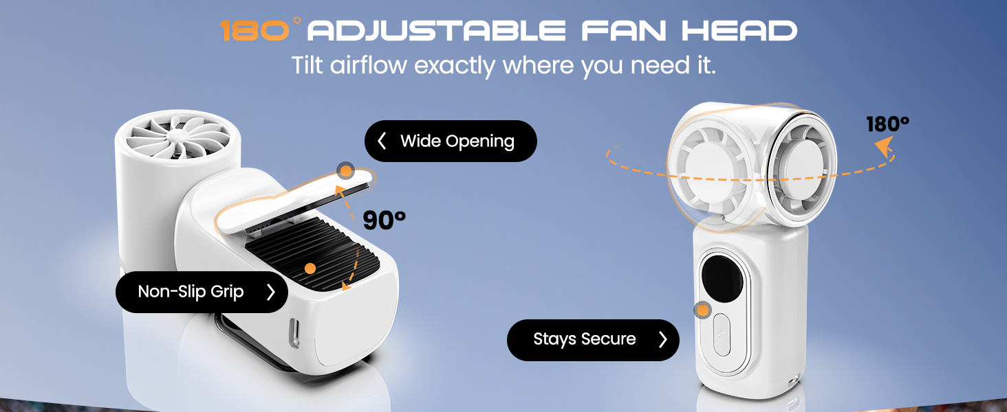 Portable Clip-On Mini Fan