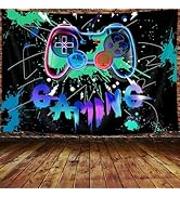 JAWO Gaming Tapestry for Boys Room, Boy Tapestry Game Wall Hanging for Gamer Wall Decor, Cool Fun...
