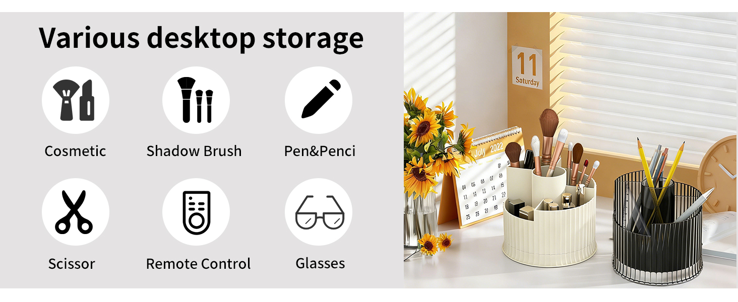 Makeup Brush Holder Organizer