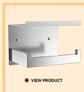 Auxmir No Drilling Self Adhesive Toilet Paper Holder, Premium Rustproof SUS304 Stainless Steel Ro...