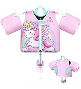 Vvinca Toddler Swim Vest for Kids 24-50lbs, Puddle Jumper 24-30-50 Pounds Toddler Floaties for Gi...