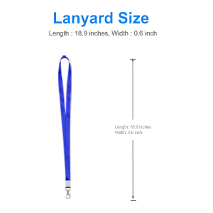 Lanyard size