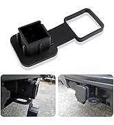 Universal Tow Hitch Cover Replacing 2”Hitch,Rubber Dust Cap&amp;Car Decoration,Trailer Hitch Cover Co...
