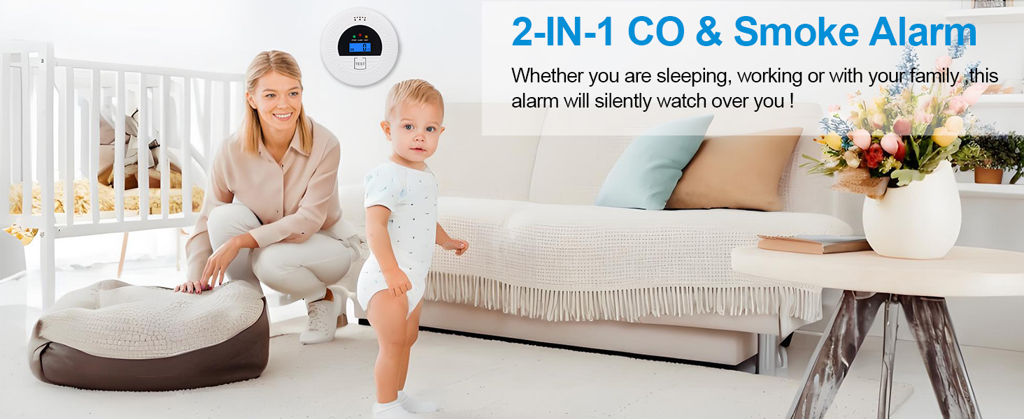 smoke detector carbon monoxide detector combo