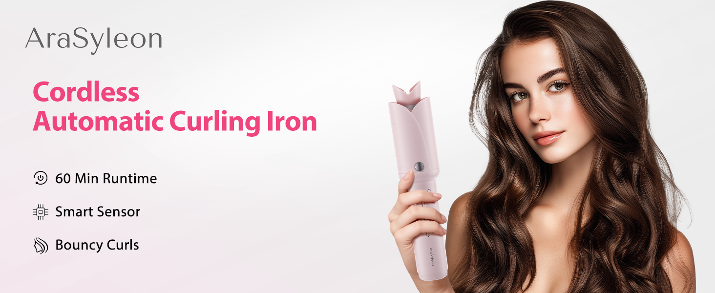 cordless automatic curling iron