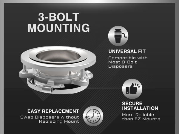 3 bolt mount