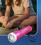 EverBrite Small Flashlight, Compact LED Flash Light with 3 Modes, 3 AAA Batteries Included, Water...