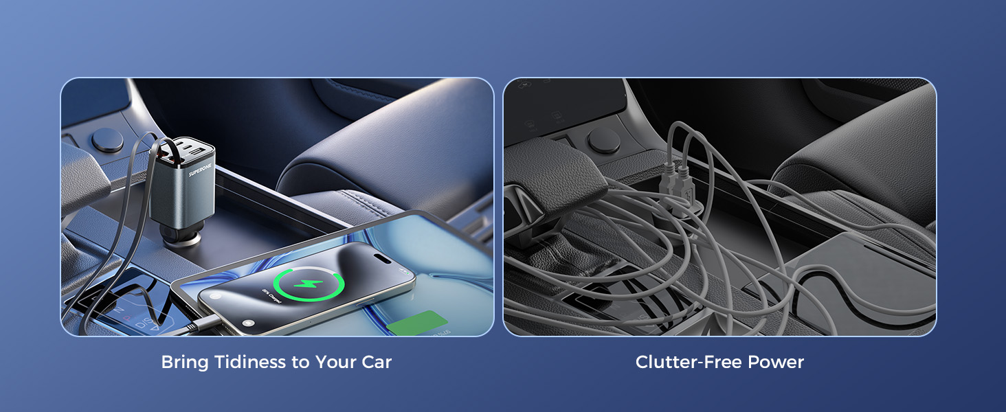 car retractable phone charger