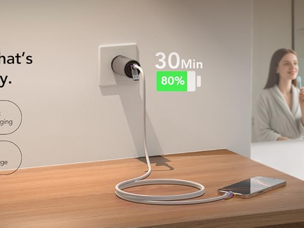 MFish 4-in-1 Universal USB Charging Cable with Carrying Case