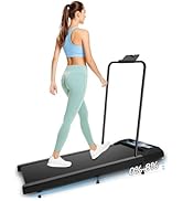 2 in 1 Treadmill and Walking Pad for Home/Office, Walking Treadmill with Remote Control, APP, and...
