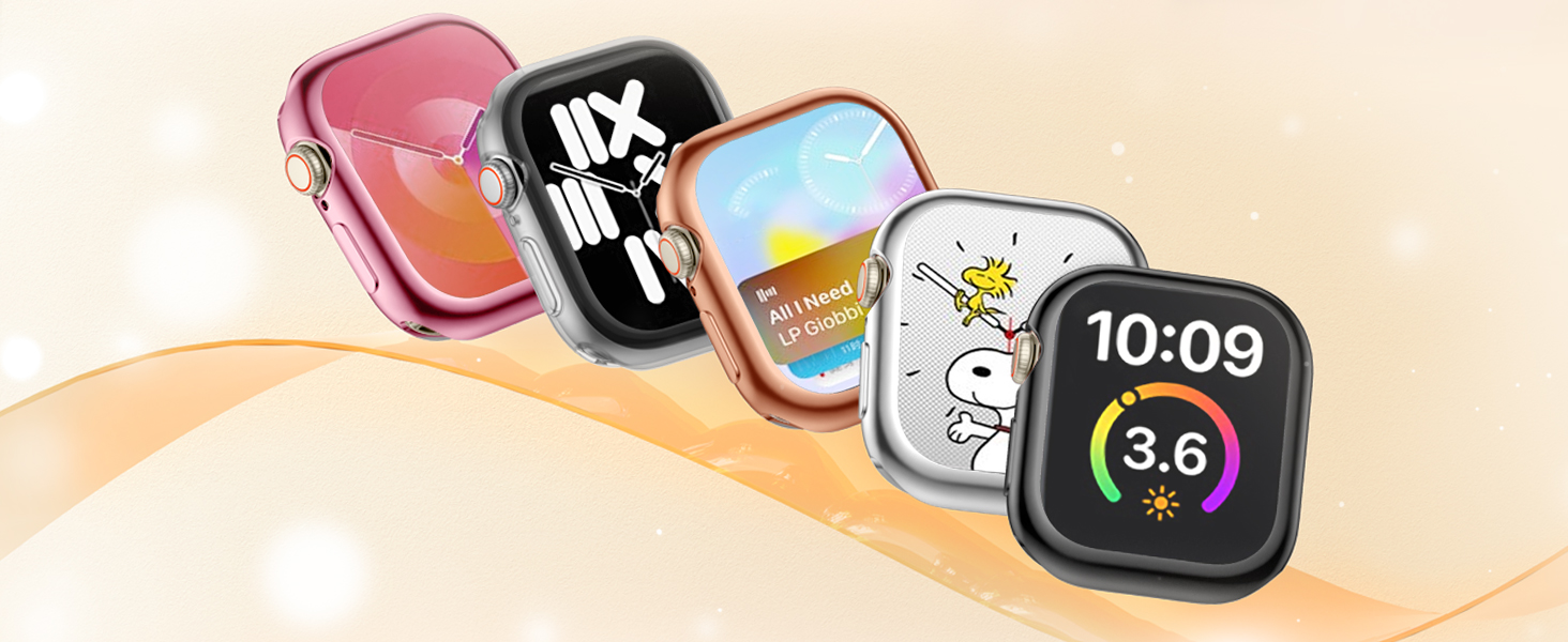 GEAK TPU Case for Apple Watch Series 11 Screen Protector
