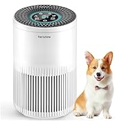 Air Purifiers for Bedroom Home, Air Purifier with PM 2.5 Air Quality Monitor Cover Up to 1235 Ft²...