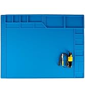 Kaisi Large Repair Mat,Silicone Soldering Mat,Heat Resistant 932°F Magnetic Work Mat,Electronic S...