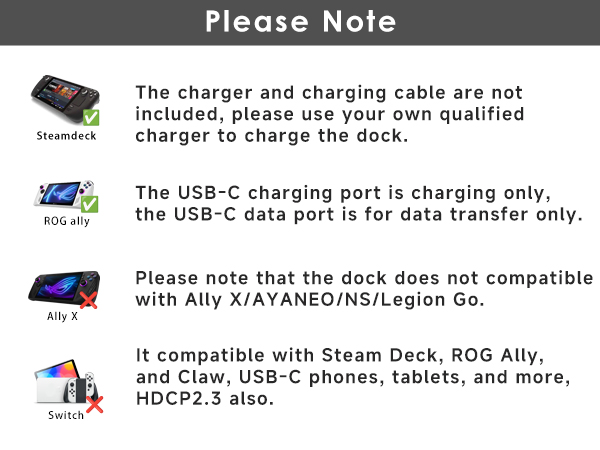 steam deck dock