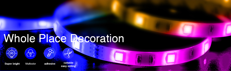Waterproof 32.8ft Led Strip Lights