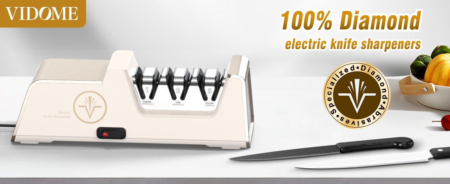 Electric knife sharpener