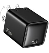 Fast Charging for iPhone 16/15 Charger,PD 3.0 PPS 33W GaN USBC Charger Block Foldable Plug Compac...