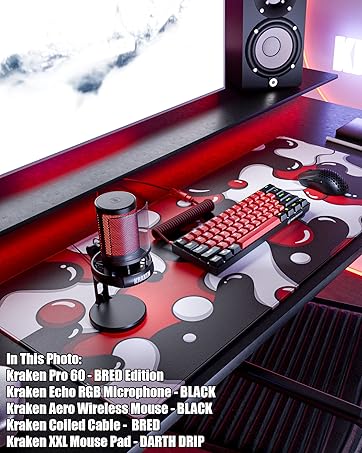 Black and Red 60% Mechanical Gaming Keyboard