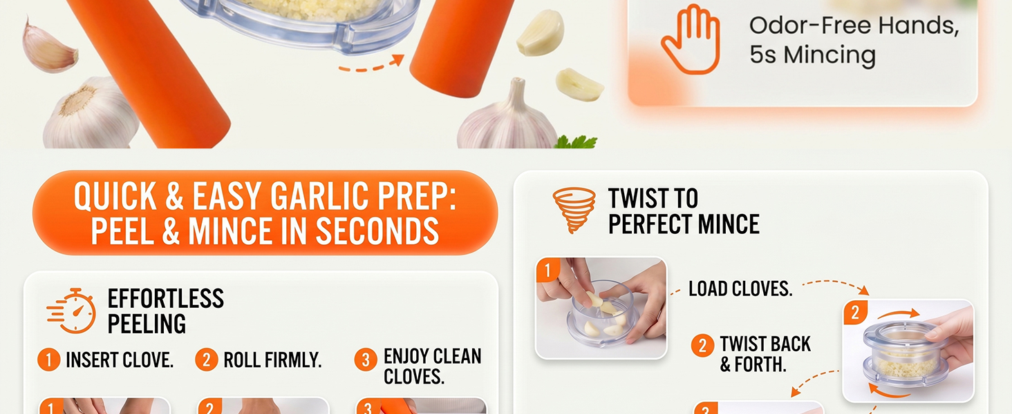 manual garlic twister