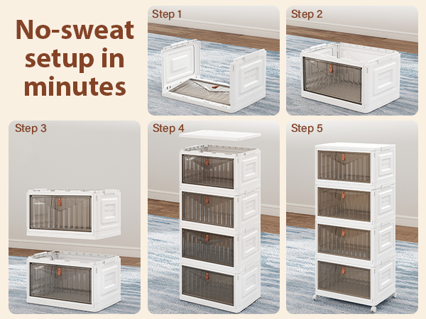 storage bins with lids