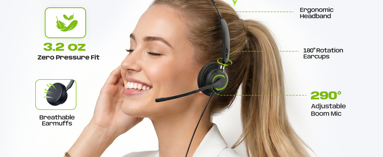 laptop headset with microphone