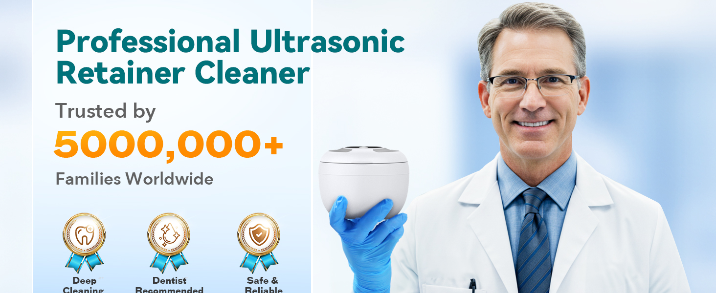Professional Ultrasonic Retainer Cleaner