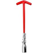 Jetech 13/16 Inch (21mm) Spark Plug Socket Wrench - T-Handle Design with 360-Degree Rotating T Ba...