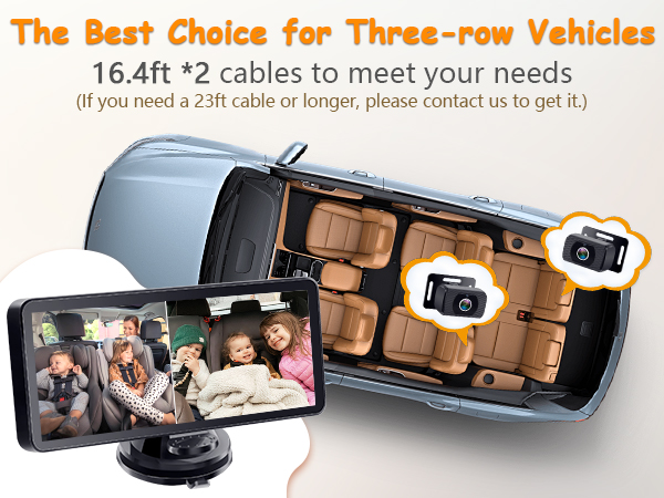 car baby camera for 2 kids