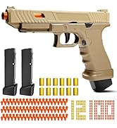 XUZHTYOO Automatic Shell Ejecting Toy Gun, Soft Bullet Toy Gun Pistol for Kids, Boys and Girls 8-...