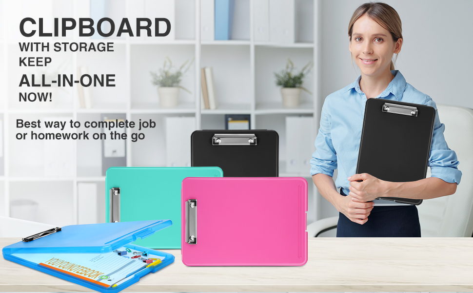 clipboard with storage