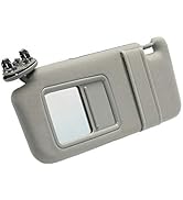 Left Driver Side Sun Visor Replacement for 2007 2008 2009 2010 2011 Toyota Camry &amp; Camry Hybrid W...