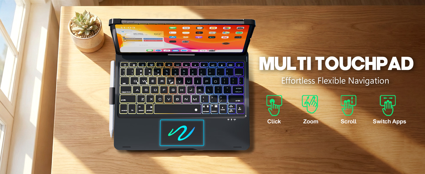 ipad air 11 inch case with keyboard