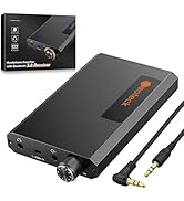 Neoteck Portable 3.5mm Headphone Amplifier with Bluetooth 5.0 Receiver, Two-Stage Gain Switch, 16...