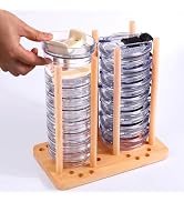 AIERSA Tumbler Lid Organizer,Adjustable Cup Lid Organizer for Yeti,Stacking Tumbler Lid Storage,C...