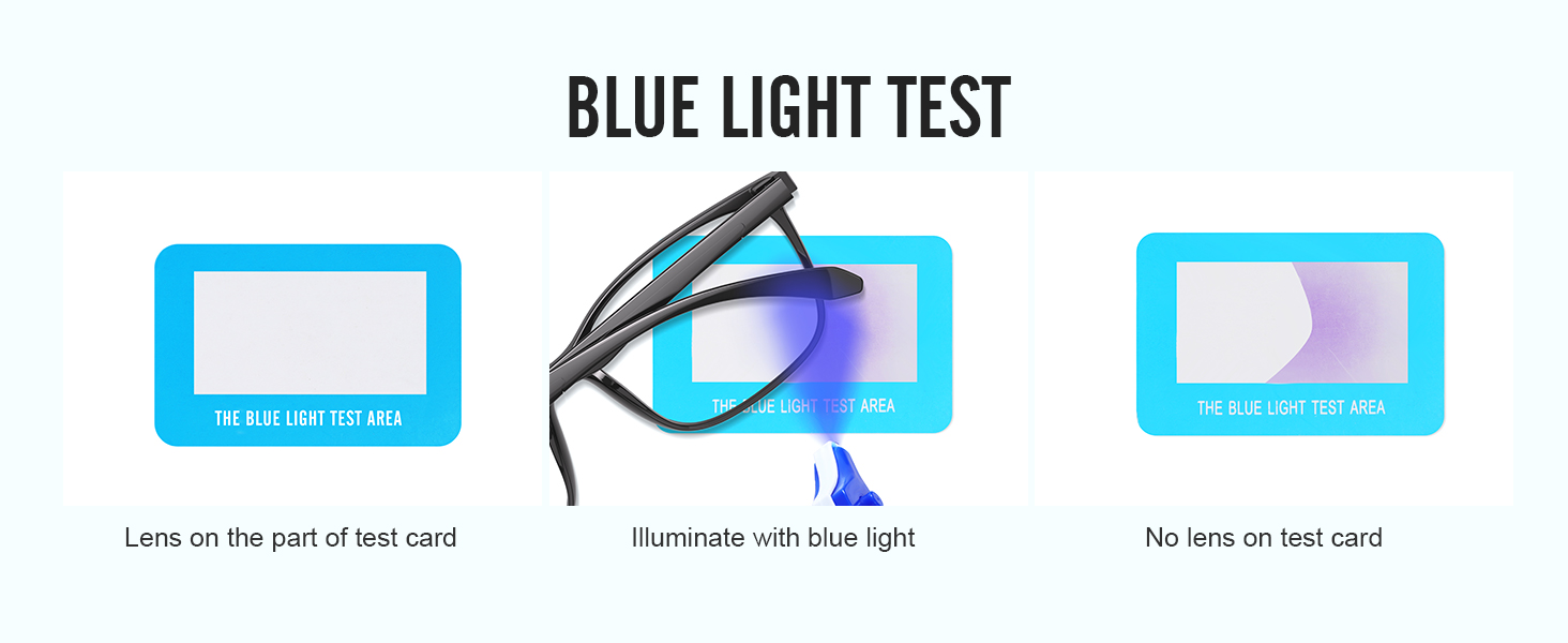 BLUE LIGHT TEST