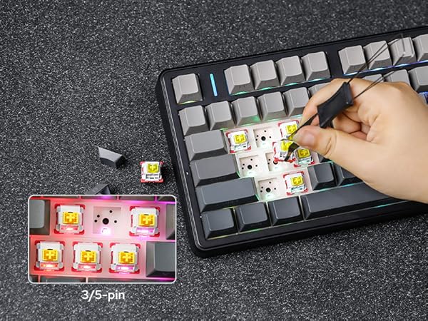 F99 PRO wireless gaming keyboard