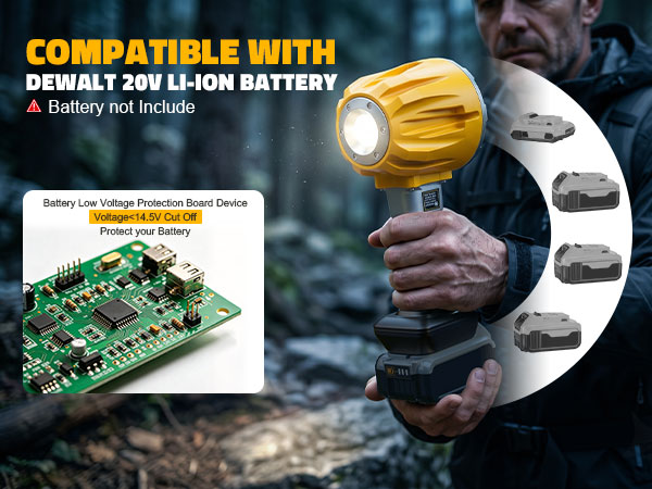LED Work Light Flashlight 