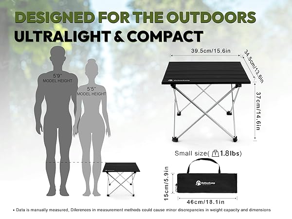 mellowcamp camping table size s