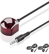 IR Receiver Cable 10FT Infrared Remote Control Extender Repeater Cable with 3.5mm Jack Plug IR Em...