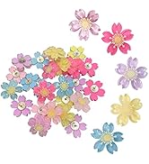 25 pcs Cherry Blossom Push Pin Decorative Flower Thumbtack, Creative Drawing Pin for Bulletin Boa...