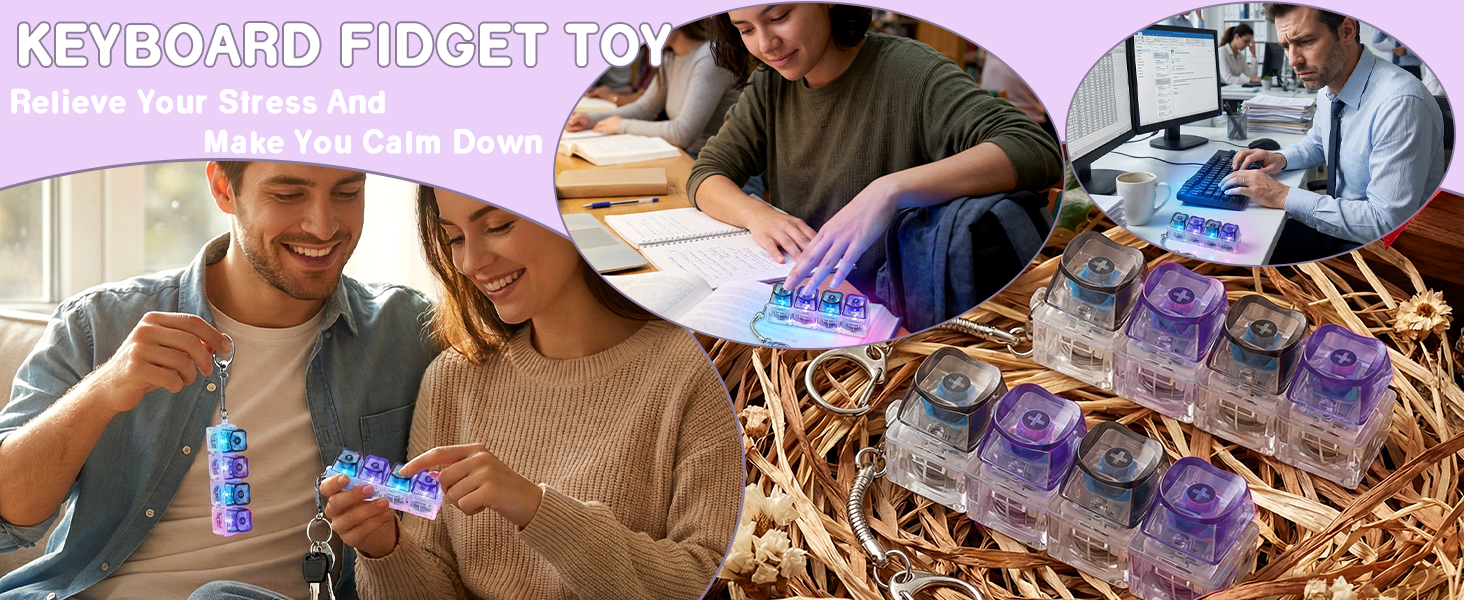 clicky keyboard fidget
