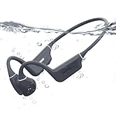 Bone Conduction Headphones Waterproof, Adjustable Ear Hooks, 32G Memory for 8000 Songs, IP68 Wate...