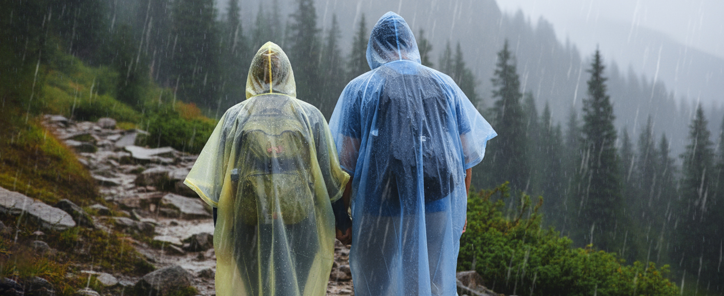 disposable rain poncho