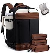 LOVEVOOK 40L Travel Backpack for Women Men, Airline Approved Carry On Luggage with 3 Cubes Access...