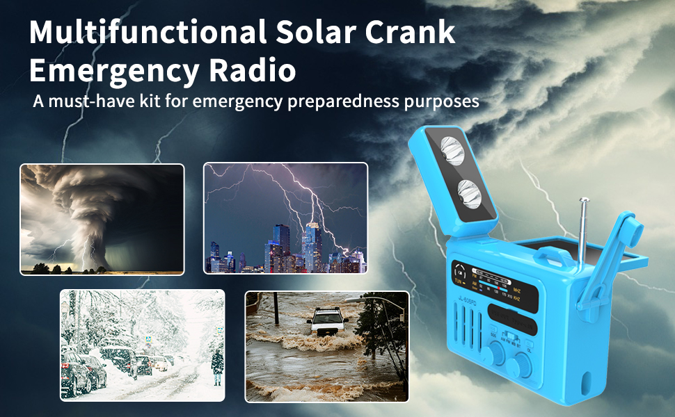 weather radio,hand crank radio,emergency radio